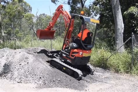 mini excavator climbing|climbing a mini excavator.